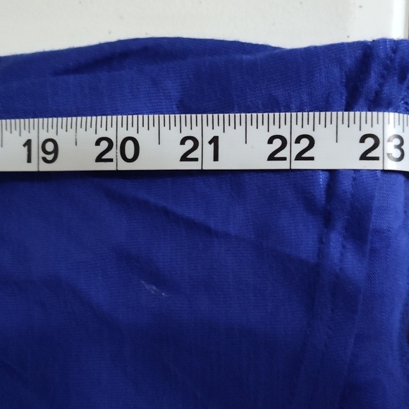 Miss me dark bright blue sleeveless shirt size large - Picture 9 of 9